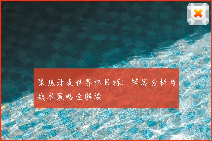 聚焦丹麦世界杯目标：阵容分析与战术策略全解读